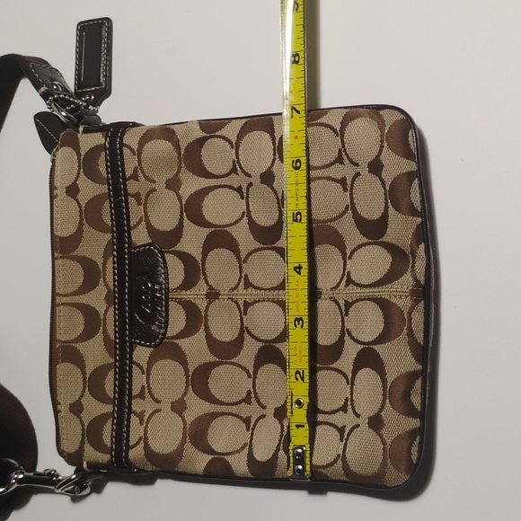 Coach Brown Signature Crossbody Bag - Picture 10 of 10